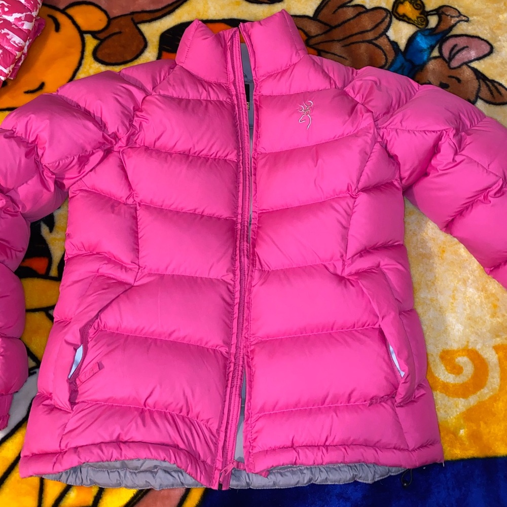 Browning Denali Pink Down Filled Jacket Coat